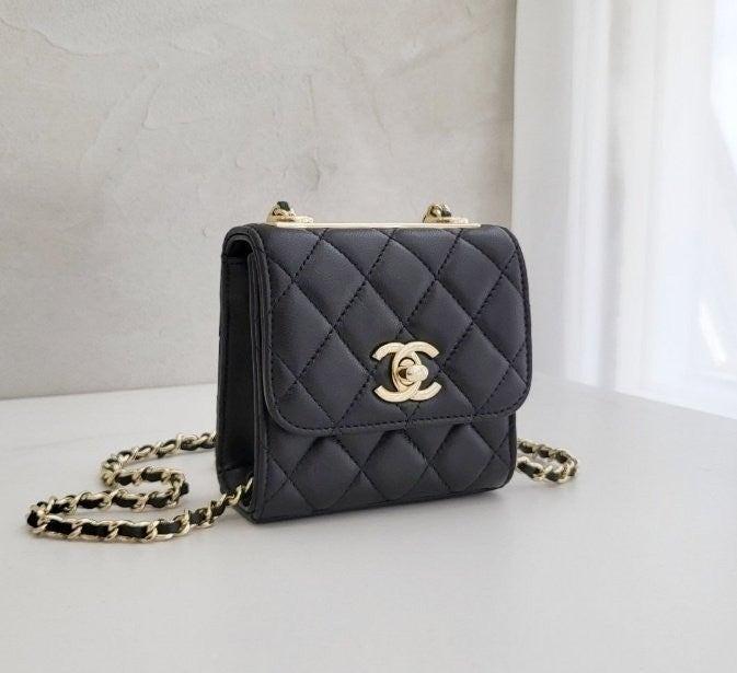 샤넬 트렌디CC 미니 체인 숄더백 블랙 A81633 (국내배송)