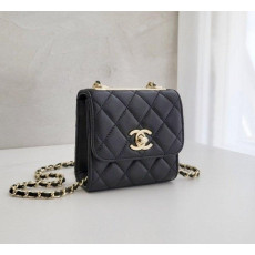 샤넬 트렌디CC 미니 체인 숄더백 블랙 A81633 (국내배송)