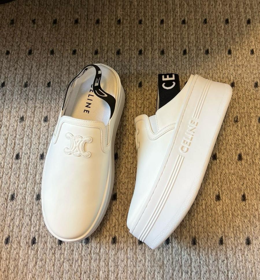 셀린느 블록 웨지 뮬