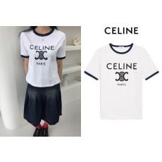 셀린느 코튼저지 로고 반팔티셔츠 2컬러 (국내배송)