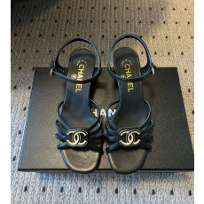 샤넬 CC 로고 로마 샌들