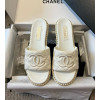 샤넬 25SS CC로고 퀼팅 체인 슬리퍼 샌들