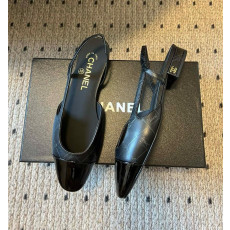 샤넬 25SS 투톤 슬링백 2cm 굽높이