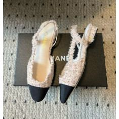 샤넬 25SS 투톤 슬링백 2cm 굽높이