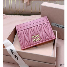 미우미우 나파 가죽 카드 홀더 5MC076