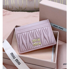 미우미우 나파 가죽 카드 홀더 5MC076