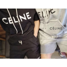 셀린느 레터링 쭈리 후드 셋업 2컬러 (국내배송)