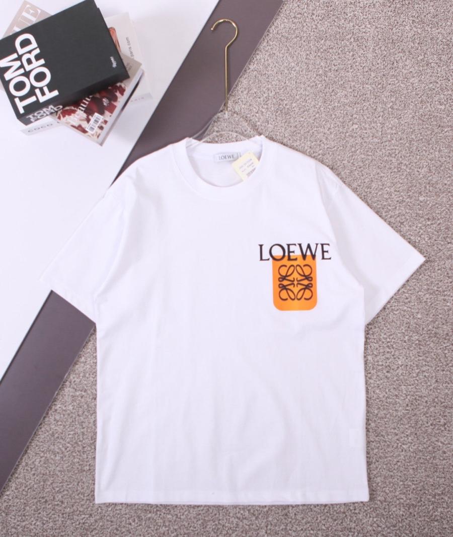 로에베 가슴로고 반팔라운드 남녀공용 (국내배송)