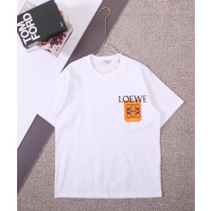 로에베 가슴로고 반팔라운드 남녀공용 (국내배송)