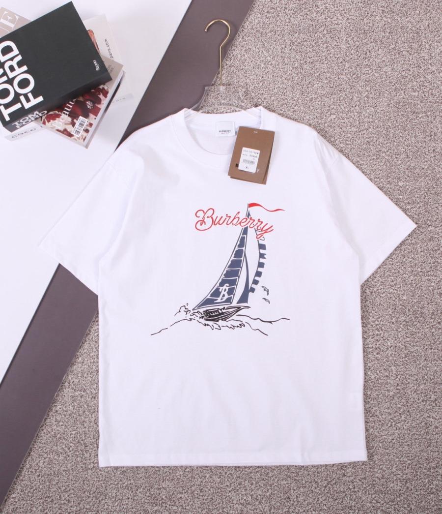 버버리 배로고 반팔 라운드티 남녀공용 (국내배송)