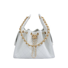 샤넬 25백 캐비어 화이트 스몰 (국내배송)