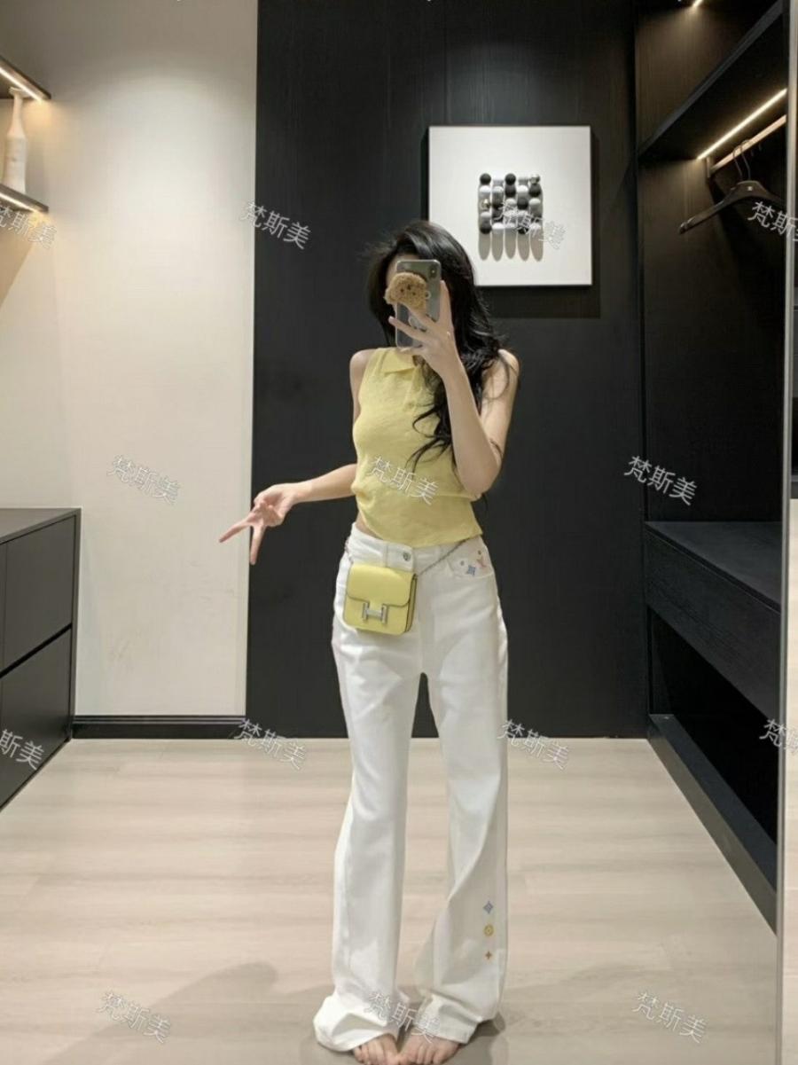 루이비통 컬러로고 팬츠 (국내배송)