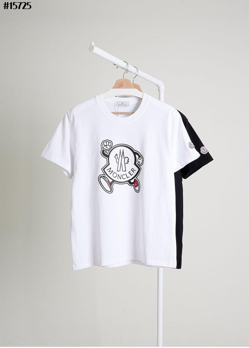 몽클레어 러너 모티브 로고 그래픽 코튼 티셔츠 남녀공용 (국내배송)