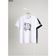 몽클레어 러너 모티브 로고 그래픽 코튼 티셔츠 남녀공용 (국내배송)