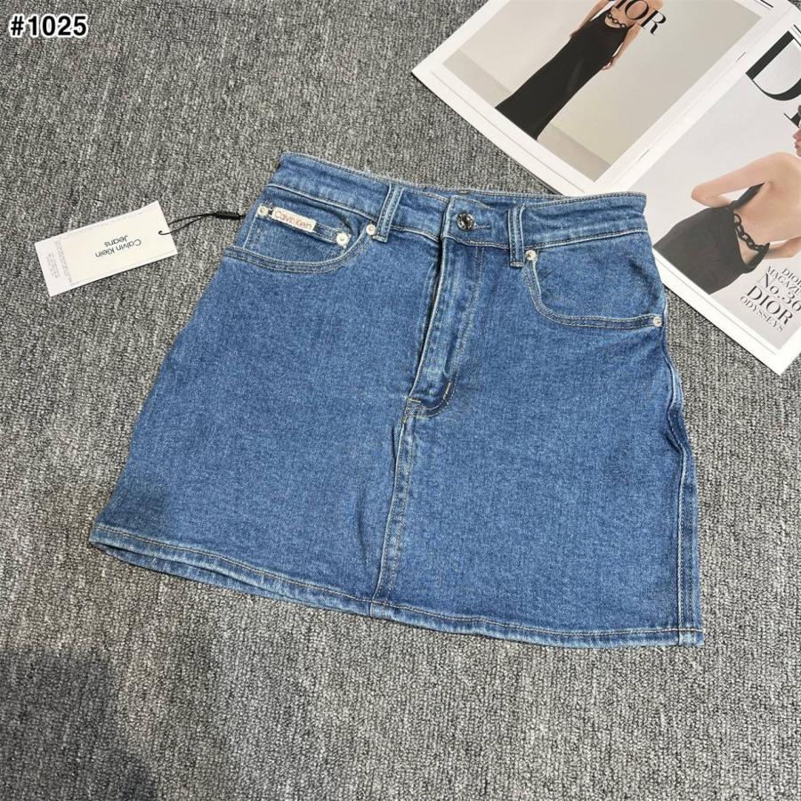 켈빈클라인 여성 컴포트 스트레치 데님 미니스커트 (국내배송)