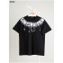 루이비통 라운드 그래피티 로고 숏 슬리브 코튼티셔츠 남녀공용 (국내배송)