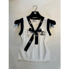 샤넬 자수 리본 나시 (국내배송)