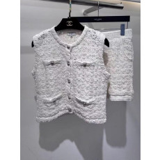 샤넬 조끼 반바지 세트 3컬러 (국내배송)