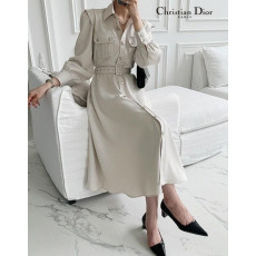 디올 레이니 벨트 원피스 2컬러 (국내배송)
