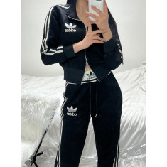 아디다스 밴딩자수 집업 세트 (국내배송)