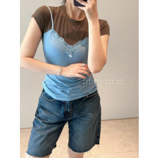 아크네 25ss 여성 반팔 티셔츠