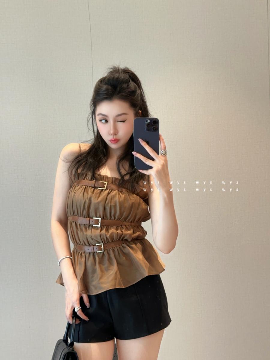 생로랑 25ss 버클 탑 2컬러