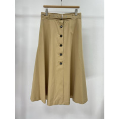 디올 25ss 허리로고 스커트