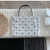 바오바오 25SS 이세이 미야케 락 매트 토트백(화이트) 25cm 40cm