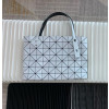 바오바오 25SS 이세이 미야케 락 매트 토트백(유광그레이) 25cm 40cm