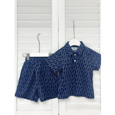 펜디 키즈 로고 상하의 세트 2컬러