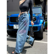 샤넬 와이드 청바지