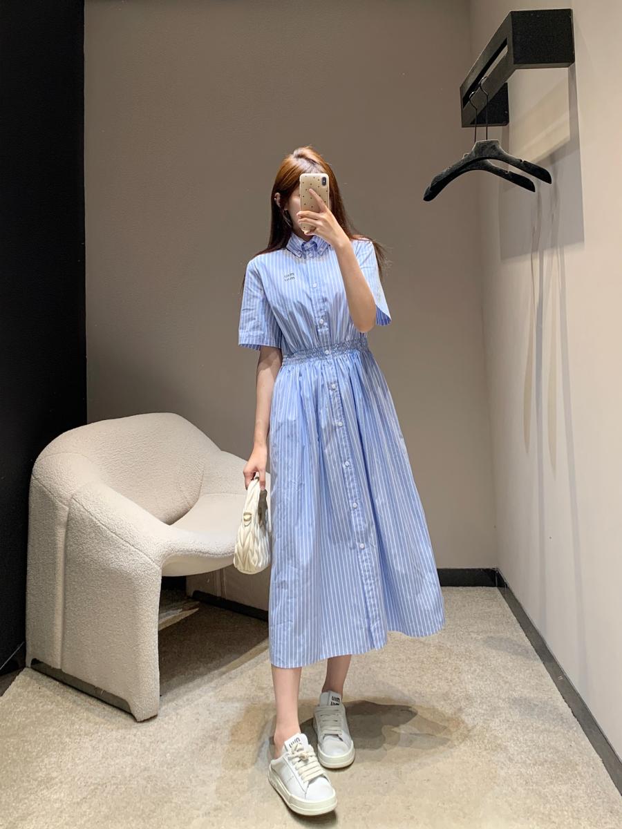 미우미우 셔츠 원피스