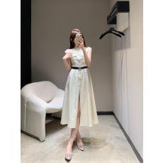 디올 벨트 원피스 2컬러