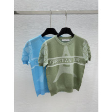 디올 반팔 니트 2컬러