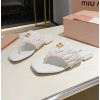 미우미우 나파 퀼팅 플립플랍 쪼리 샌들