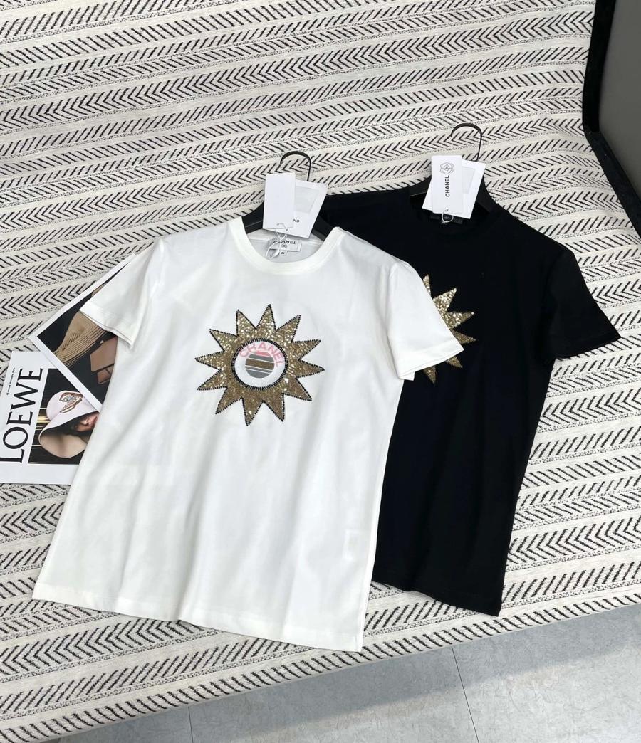 샤넬 25ss 레터링 티셔츠 2컬러