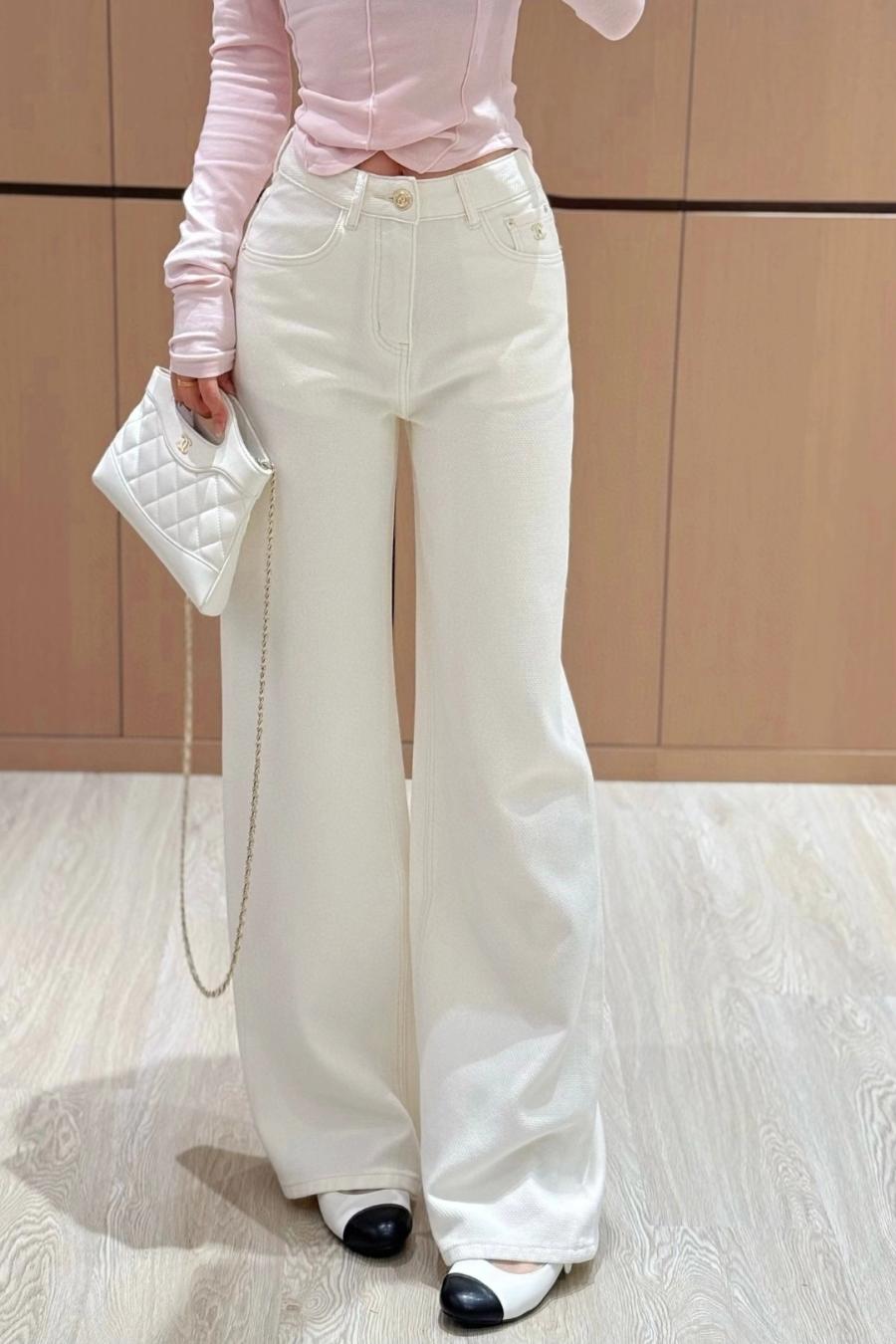 샤넬 25ss 일자핏 데님팬츠