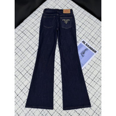 프라다 부츠컷 데님 팬츠