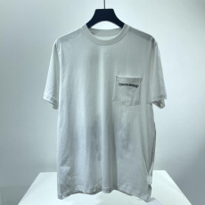 크롬하츠 멀티 컬러 크로스 반팔 티셔츠 (남녀공용)