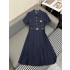 프라다 25ss 데님 원피스