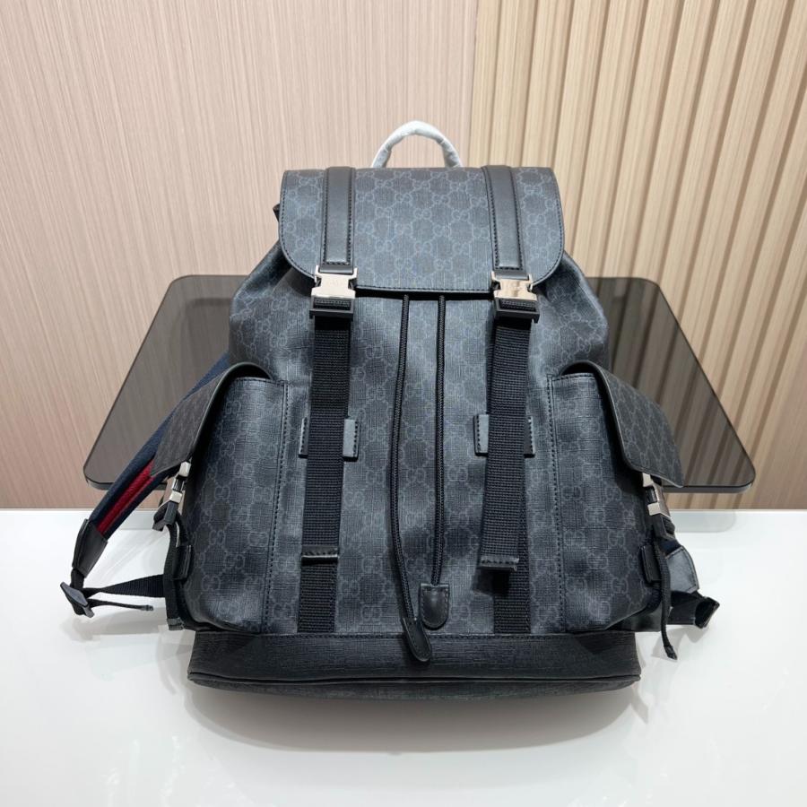 구찌 GG 백팩 블랙 수프림 792080