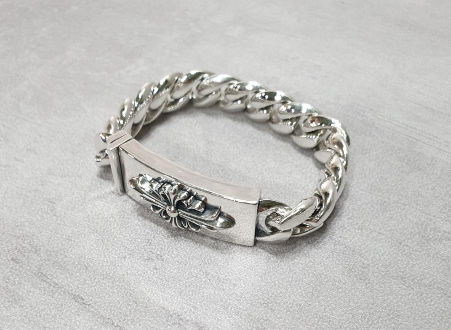 크롬하츠 빅 플로랄 925 실버 팔찌 (국내배송)