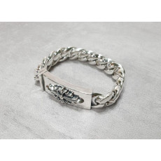 크롬하츠 빅 플로랄 925 실버 팔찌 (국내배송)