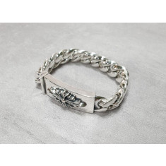 크롬하츠 빅 플로랄 925 실버 팔찌 (국내배송)