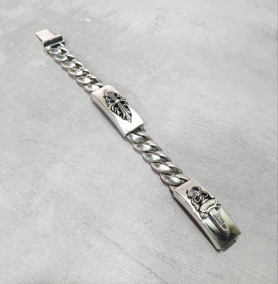 크롬하츠 실버 925 클립펜시 브레이슬릿 팔찌 (국내배송)