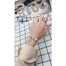 크롬하츠 체인더블플로랄 925 실버 여성 팔찌 (국내배송)