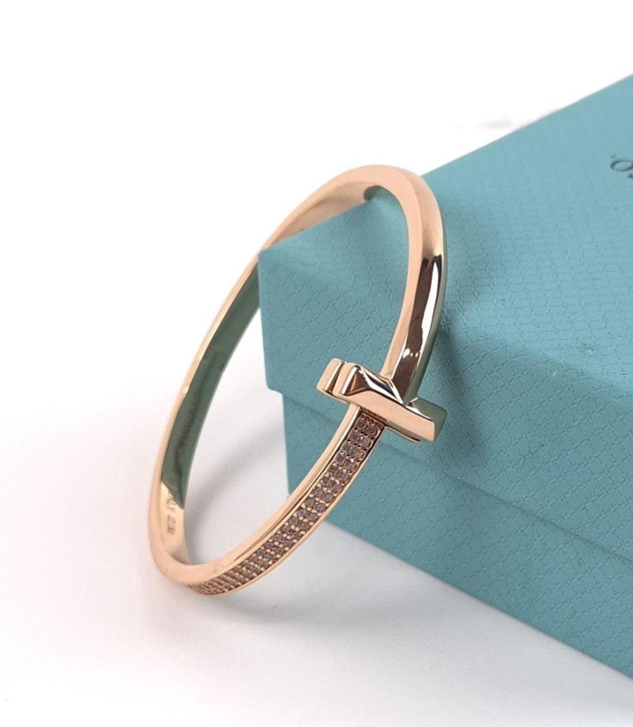 티파니 T1 와이드 하프 힌지드 뱅글 팔찌 (국내배송)