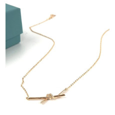 티파니앤코 노트 팬던트 하프파베 목걸이 로즈골드 (국내배송)