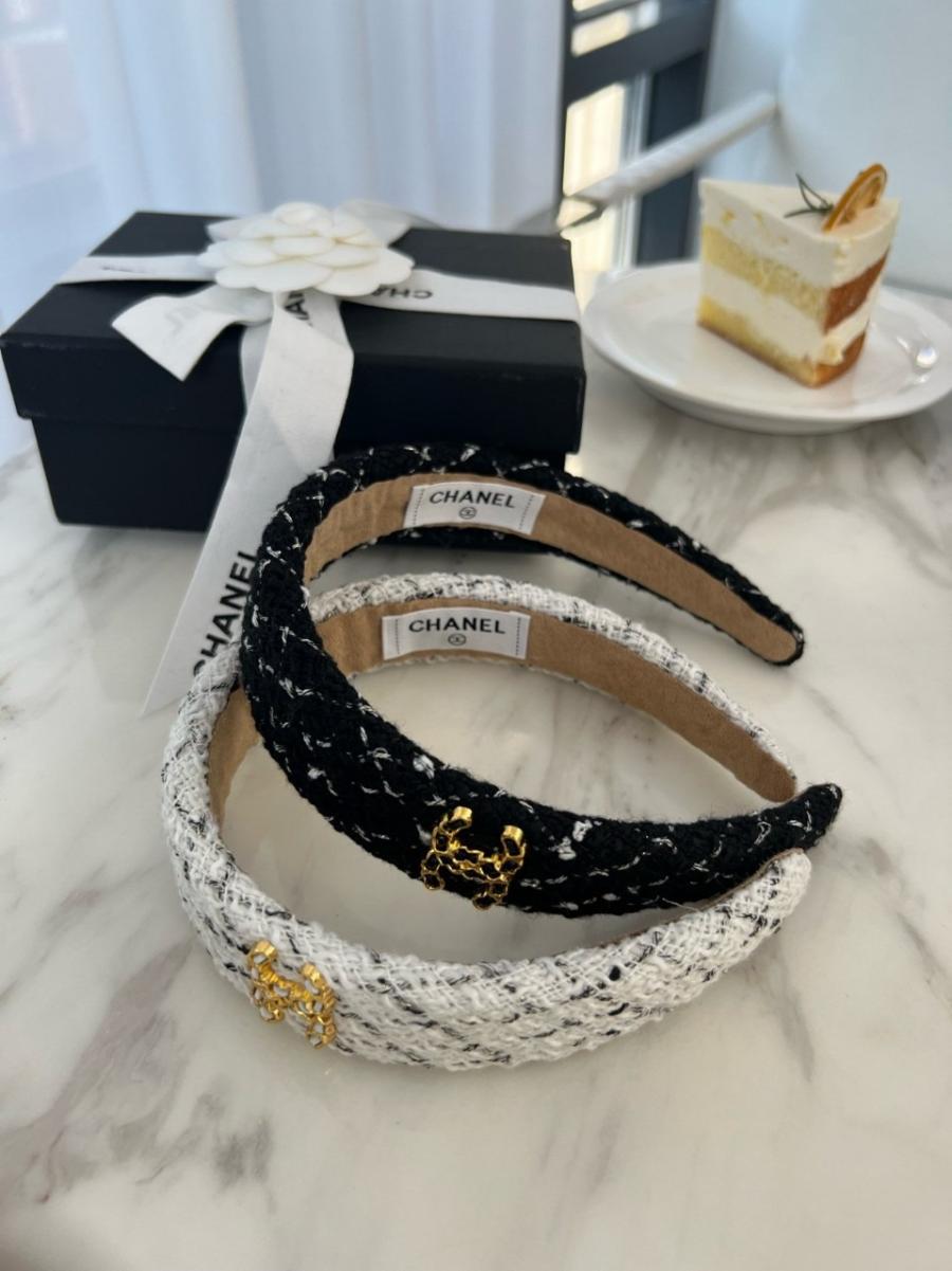 샤넬 22꼬임 트위드 머리띠