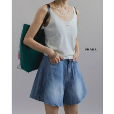 프라다 더블 A라인 숏팬츠 (국내배송)